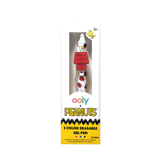 Ooly x Peanuts 3-color Erasable Gel Pen