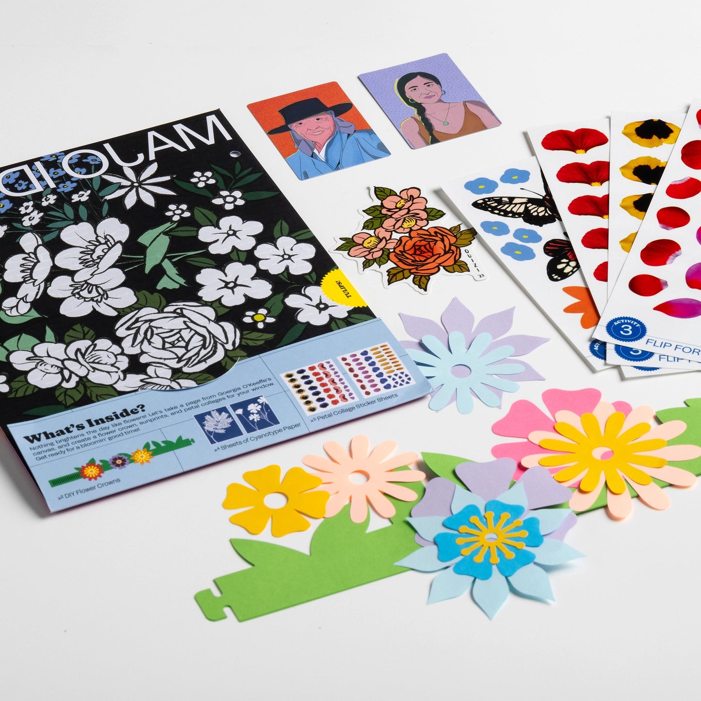 MAJO IDEAS Sticker-based Art Pack- FLORA, Vol. 6