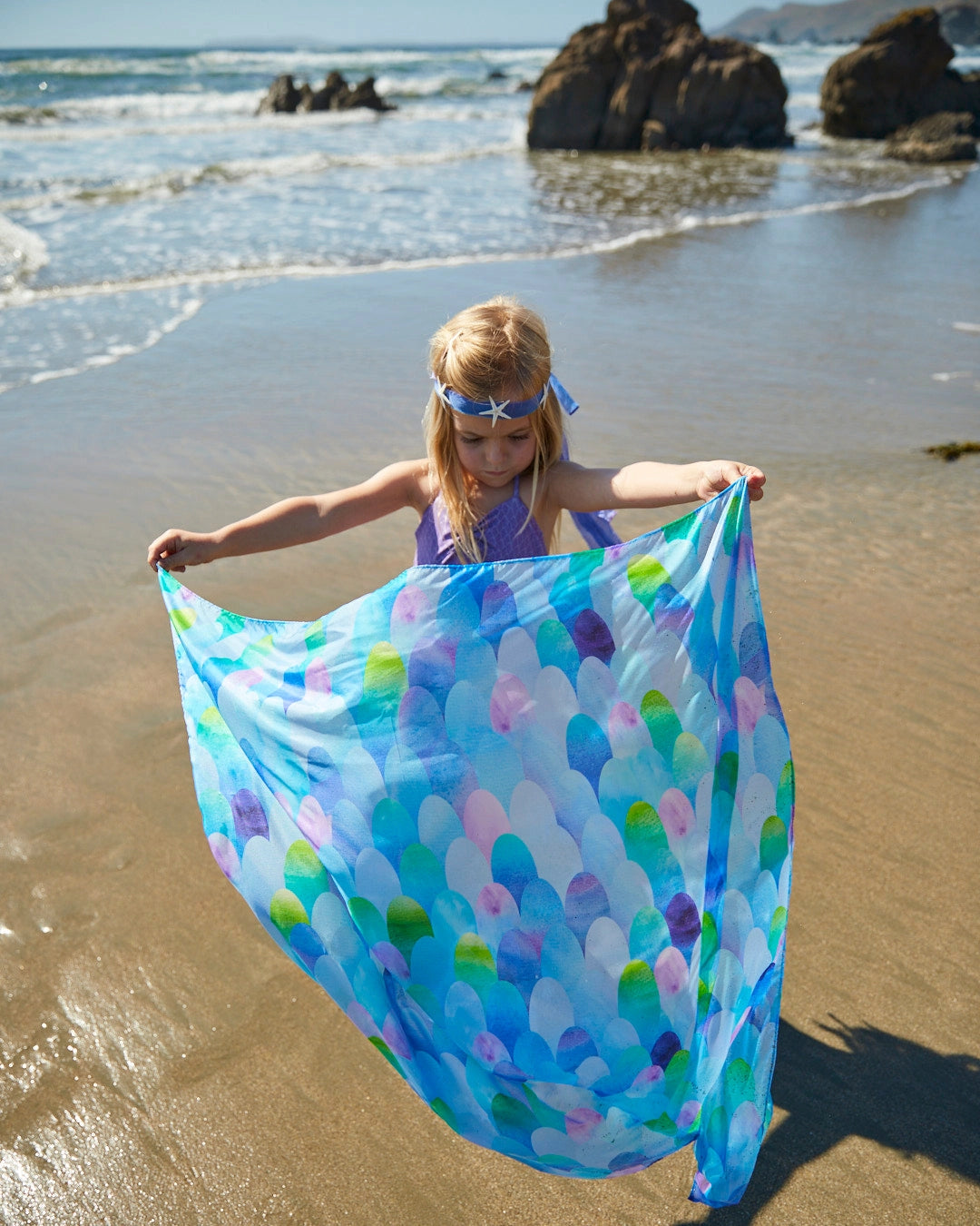 Sarah's Silks Blue Mermaid Playsilks (Limited Edition)