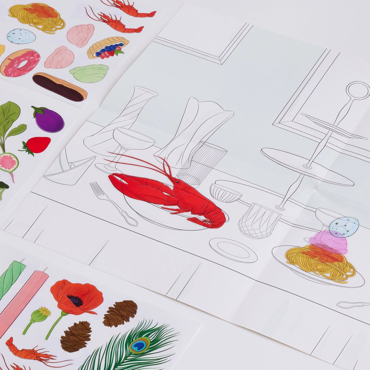 MAJO IDEAS Sticker-based Art Pack- Feast, Vol. 4