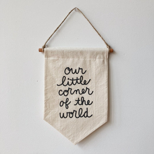 Our Little Corner Small Banner by Holiday Co.