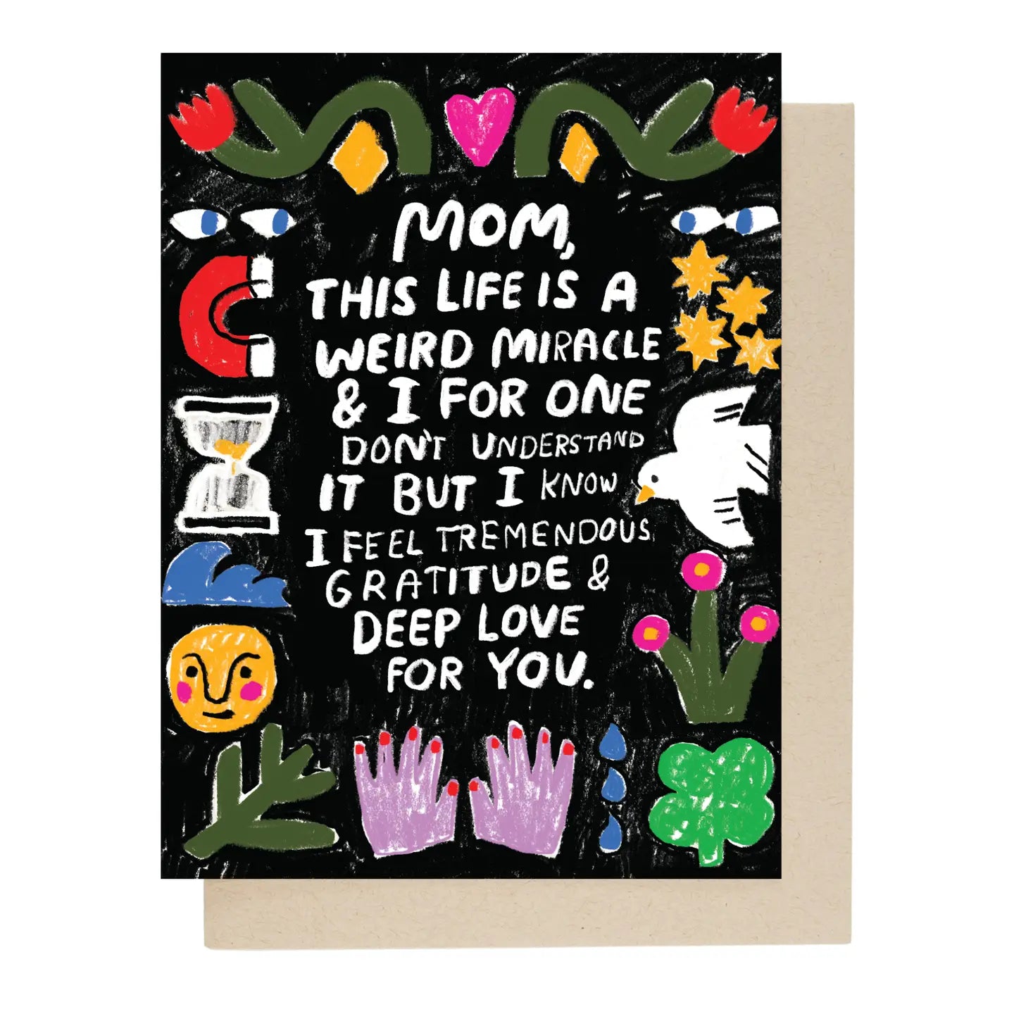 Weird Miracle Mom Card