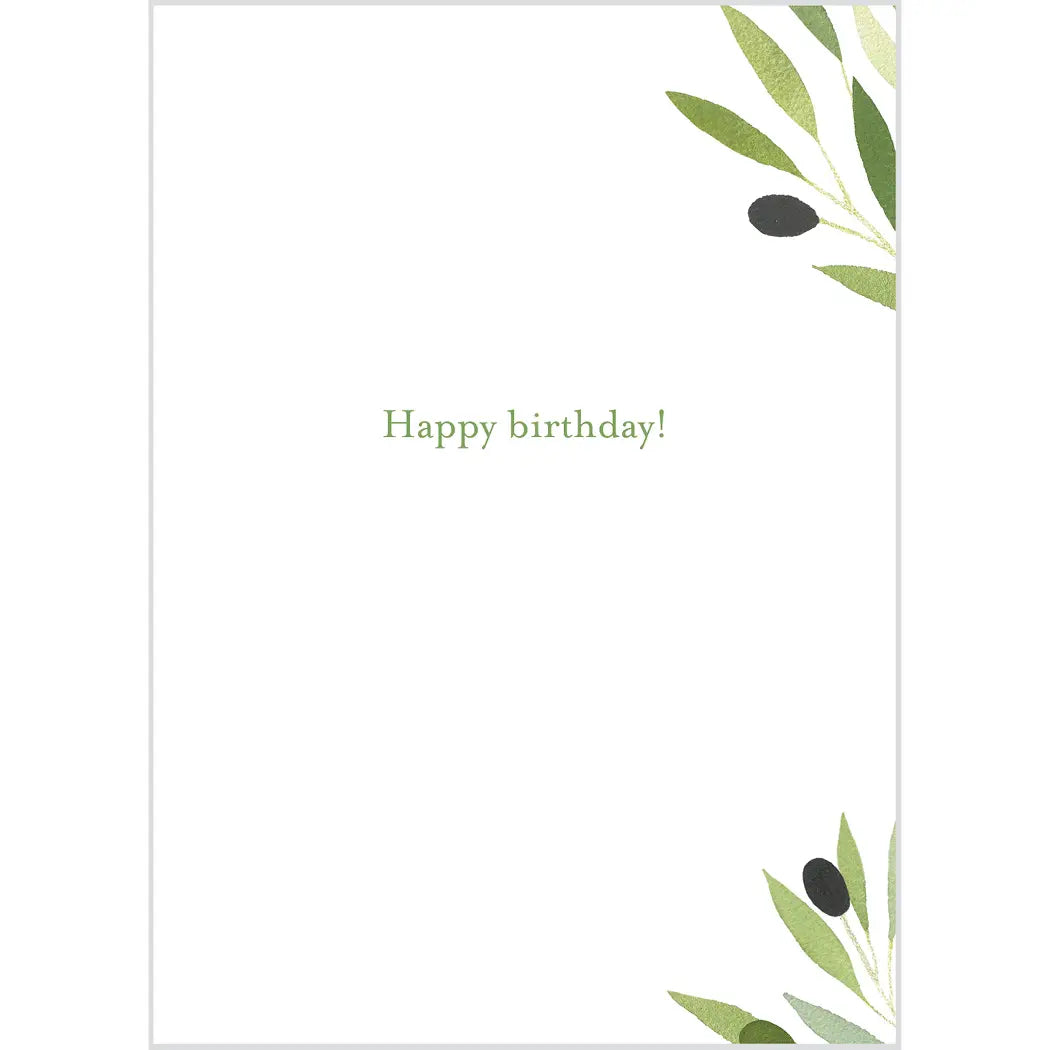 Olive Oil Birthday Card