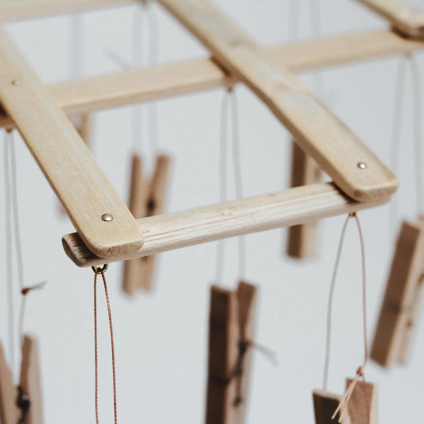 Bamboo Laundry Peg Airer by Goldrick