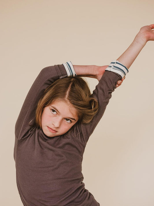 Organic Cotton Lap Tee in Graphite