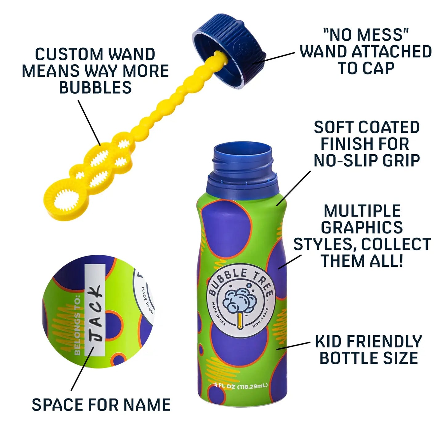 Bubble Tree 1 Liter 2 Bottle Refillable Bubble System