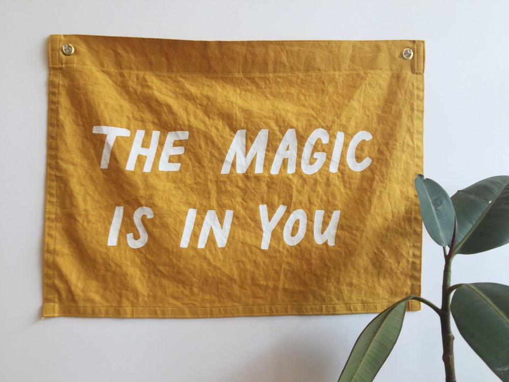 Magic Flag in Goldenrod by Holiday Co.