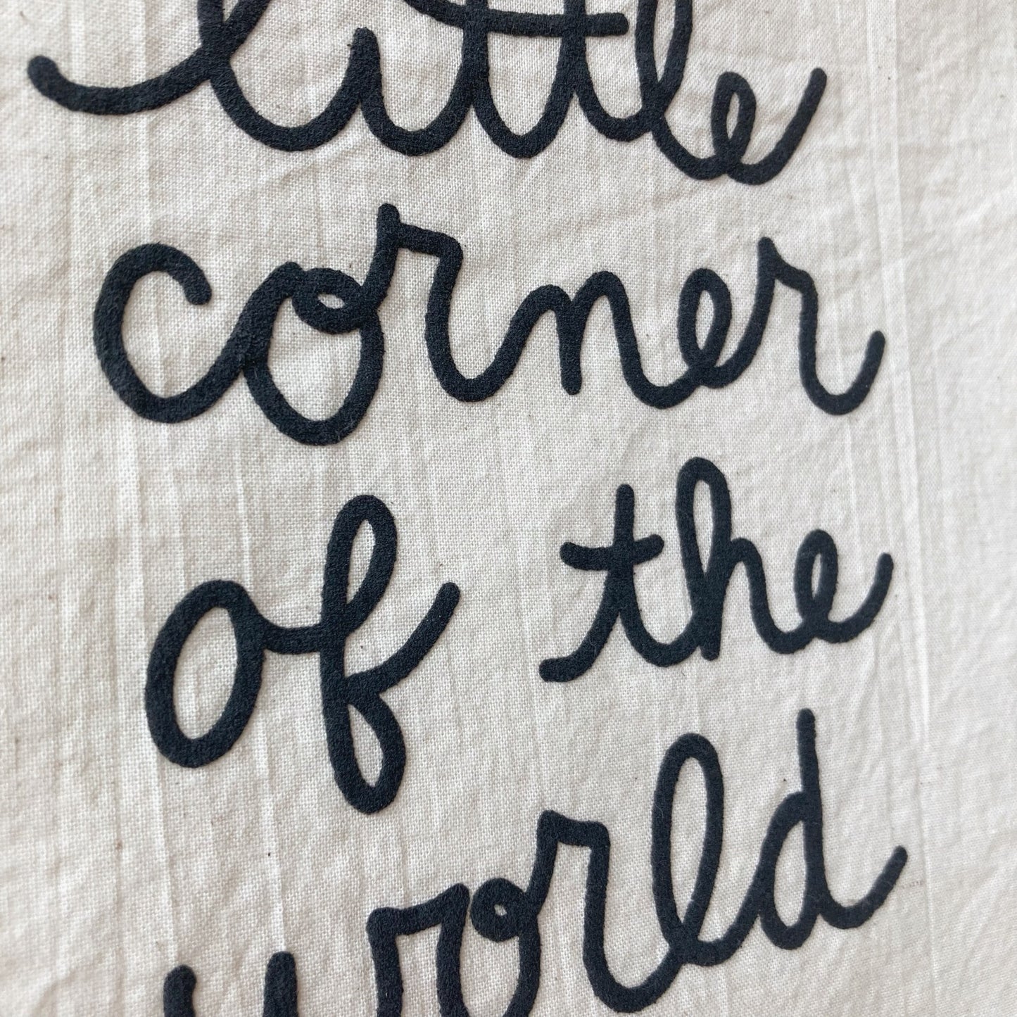 Our Little Corner Small Banner by Holiday Co.