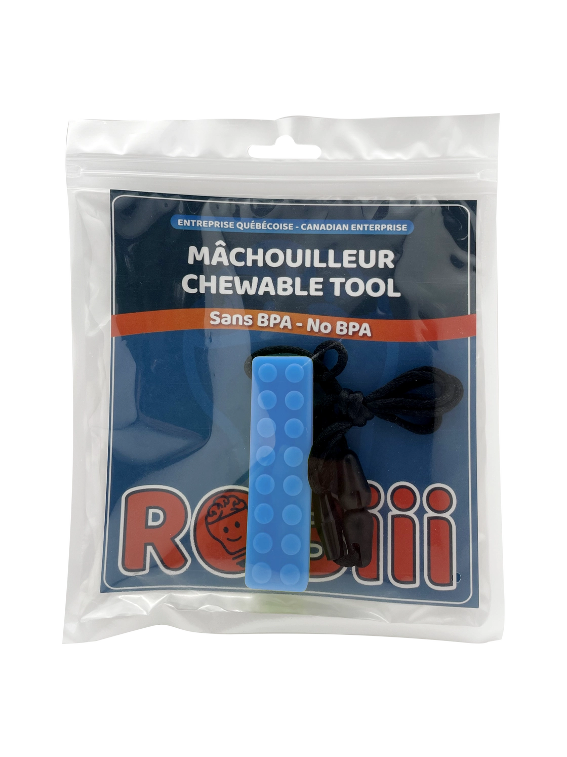 Chewable Brick Necklace by Robii - 4 colors available