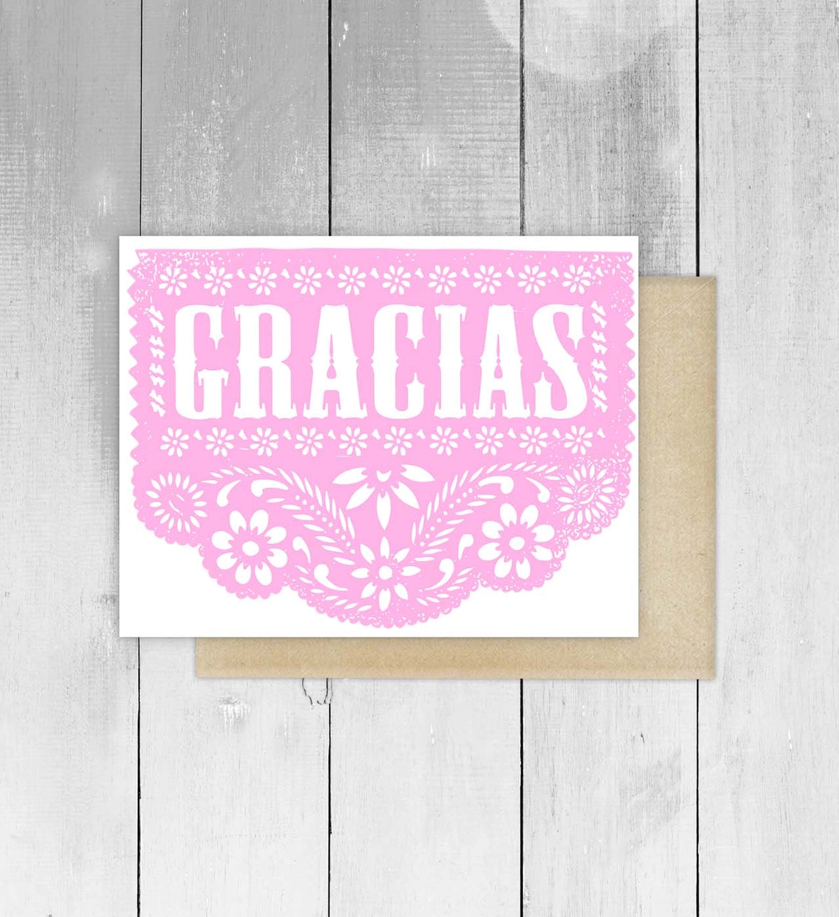 Gracias Paper Spanish Greeting Card