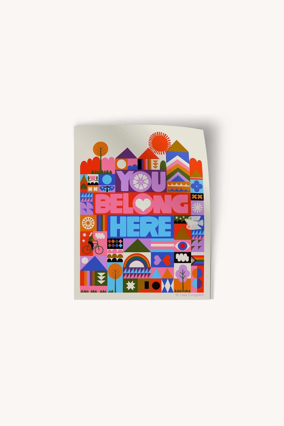 You Belong Here Sticker