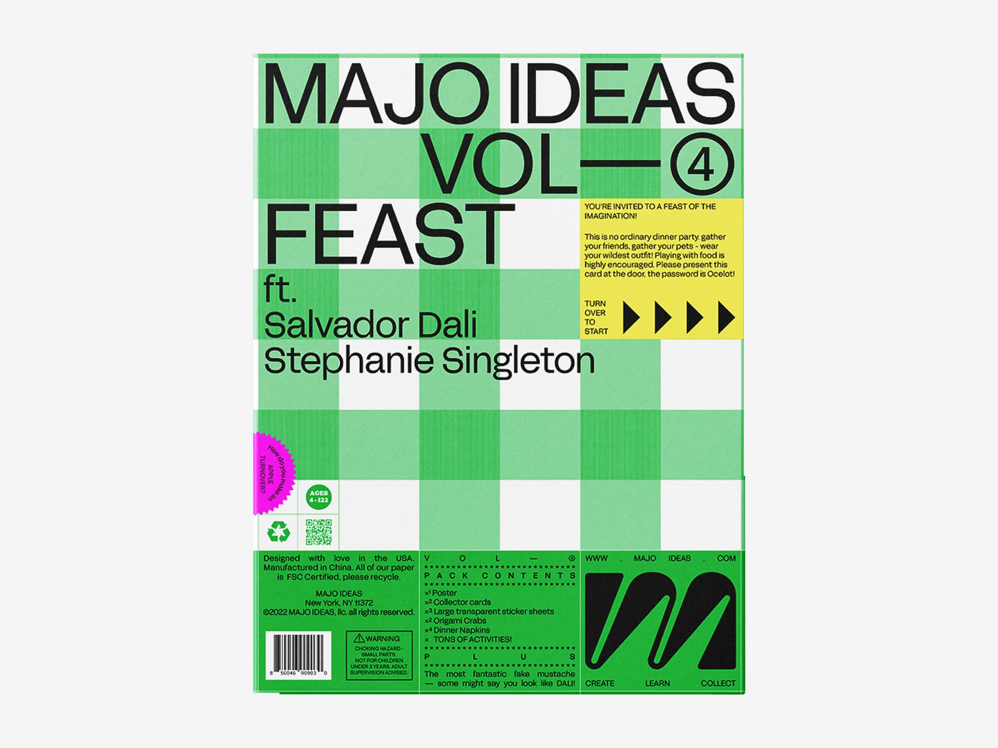 MAJO IDEAS Sticker-based Art Pack- Feast, Vol. 4