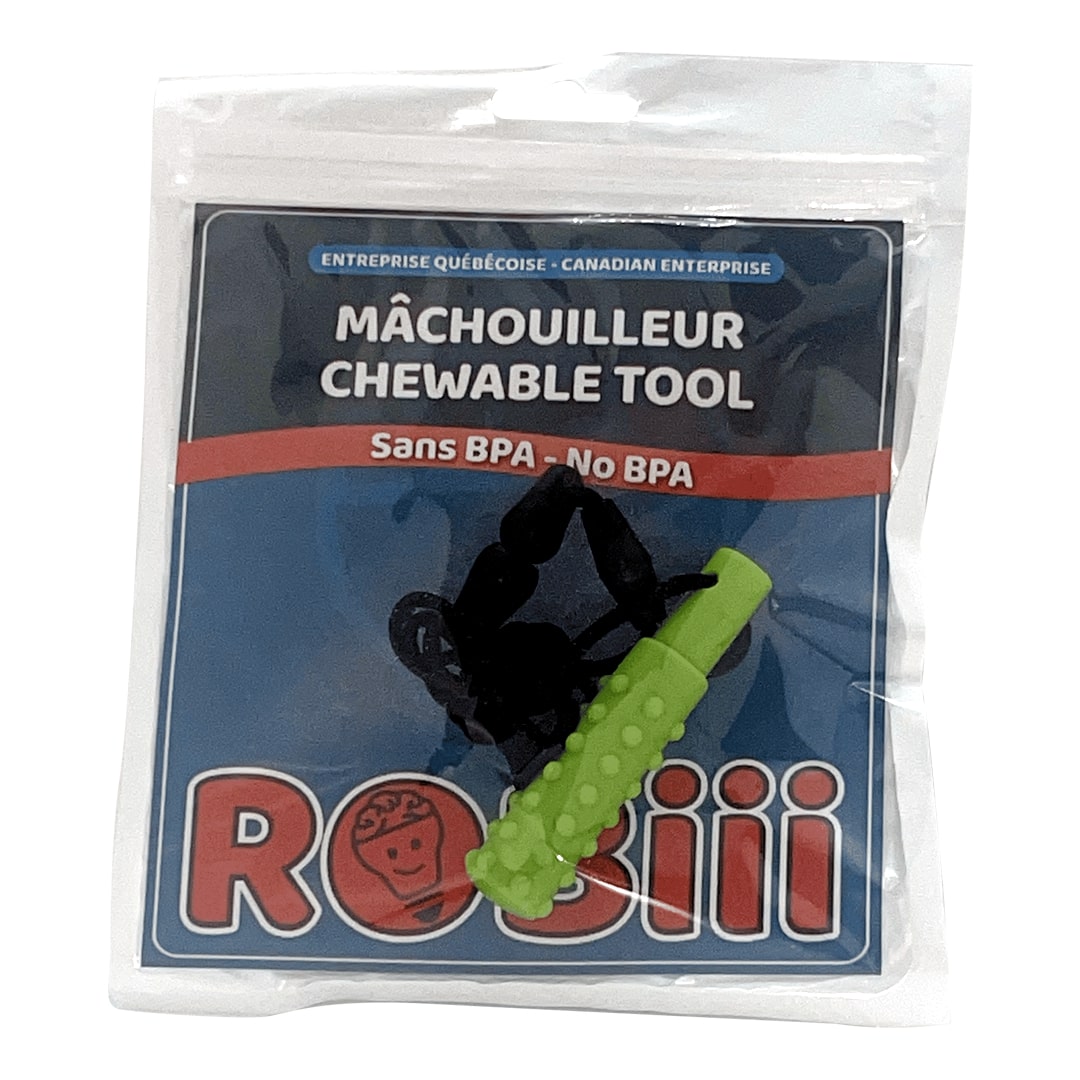 Chewable Cylinder Necklace by Robii - 4 colors available