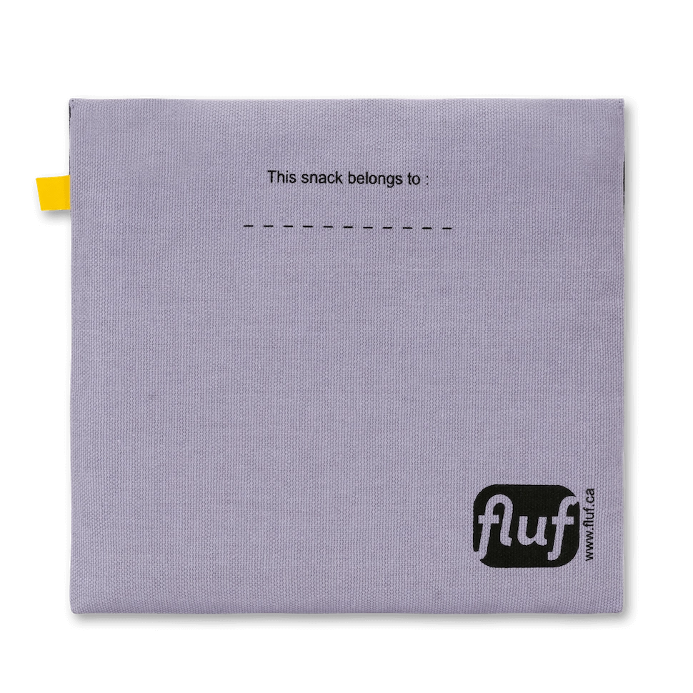 Flip Snack Bag in "Snack Lavender" by Fluf