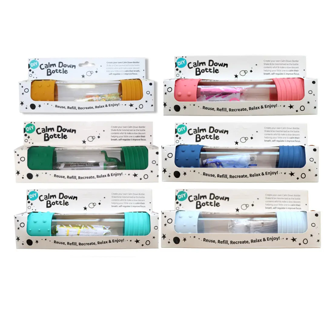 Calm Down Sensory Bottle (assorted colors)
