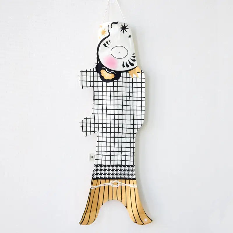 Black & White Koinobori by Madame Mo