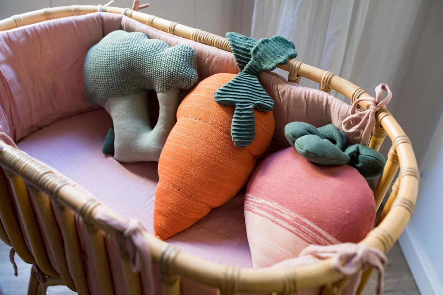Brucy the Broccoli Knitted Cushion