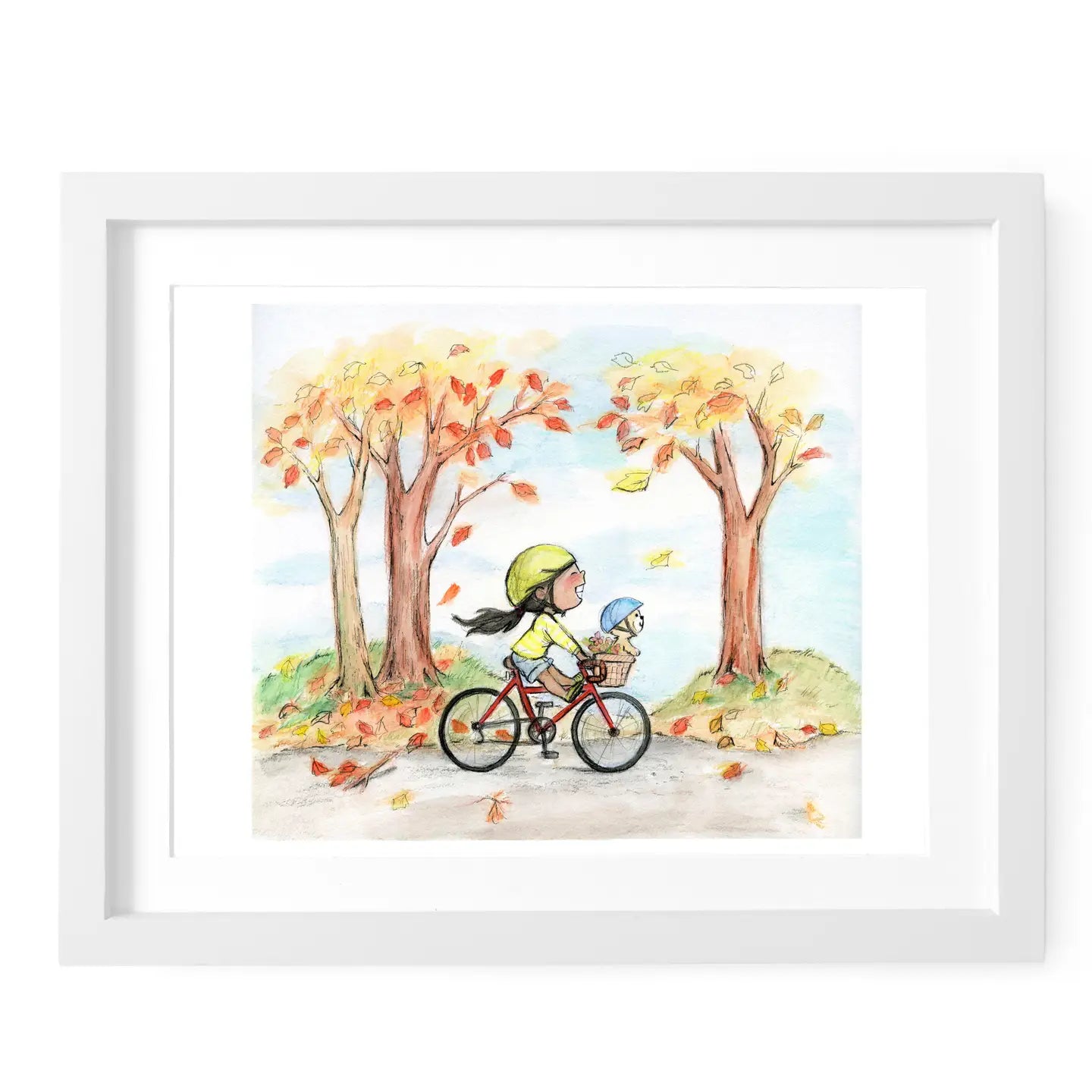 Autumn Bike Ride Print