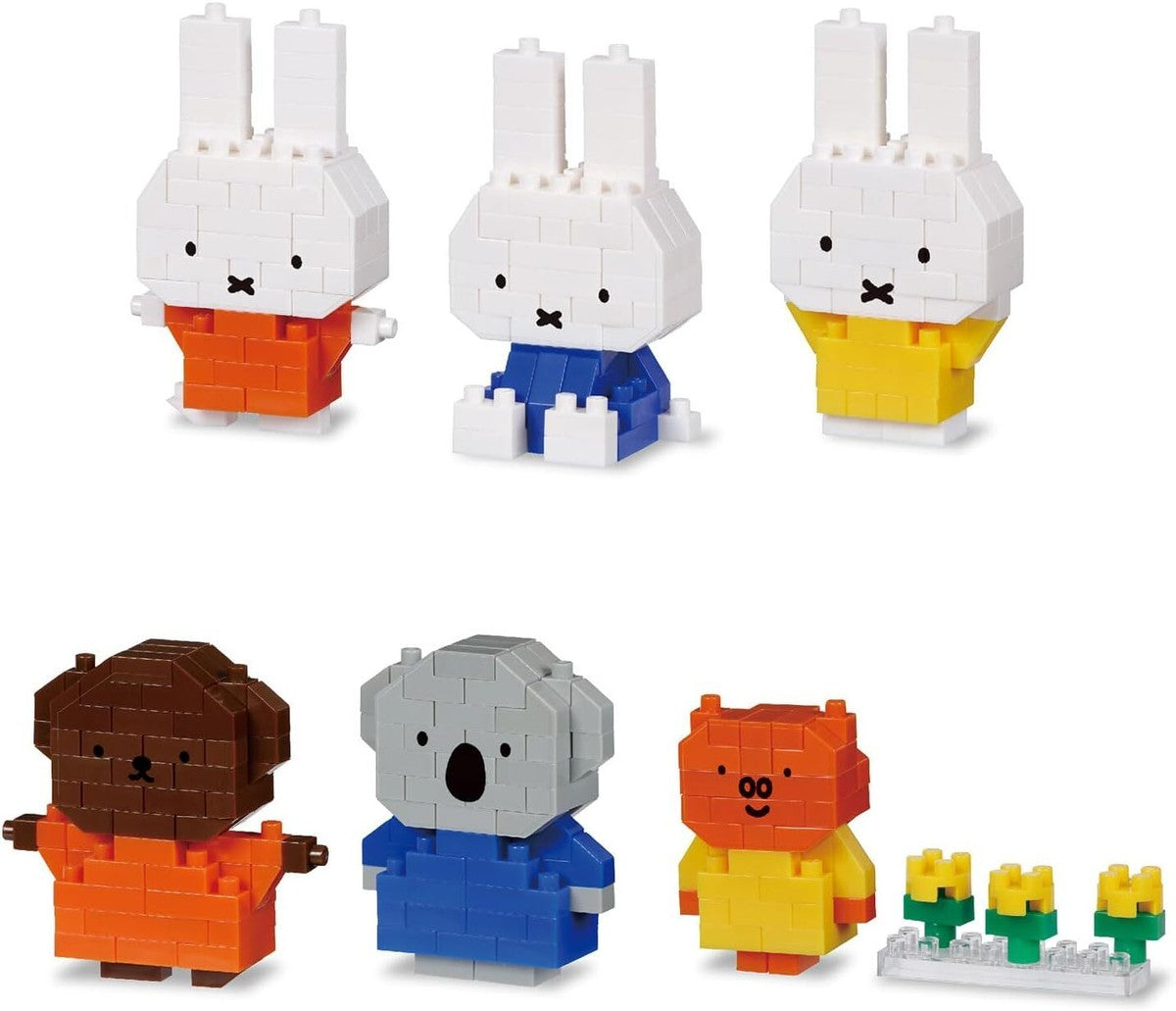 Kawada Nanoblock Miffy Mininano Series Building Blocks- Vol. 3