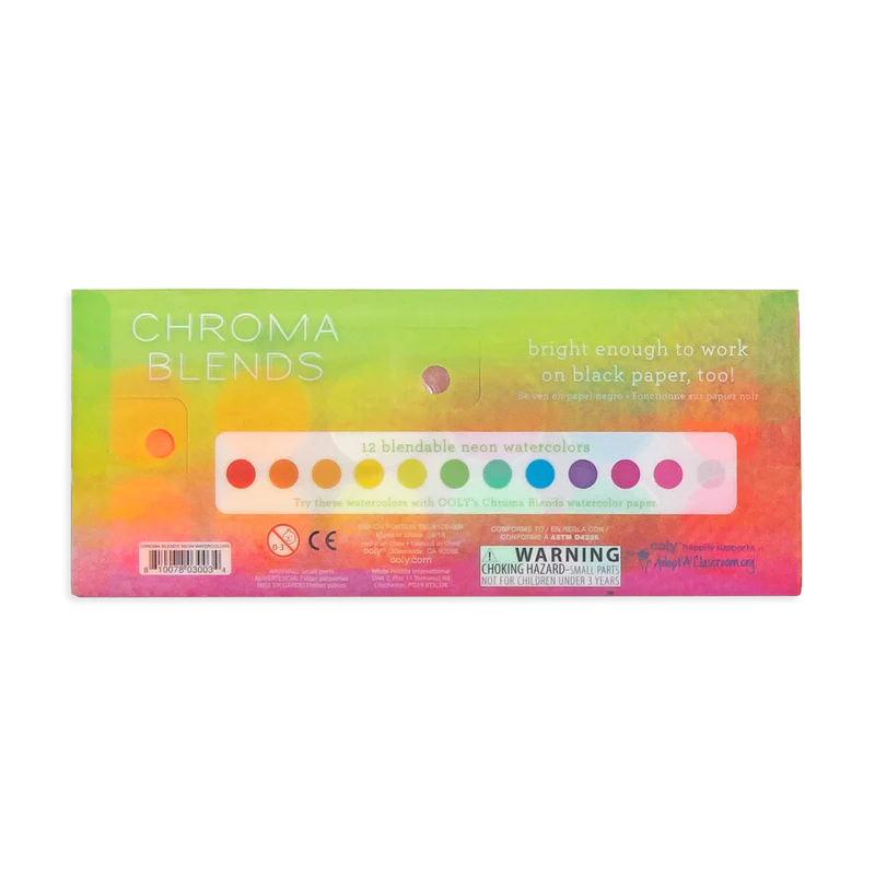 Ooly Chroma Blends Neon Watercolor Paint