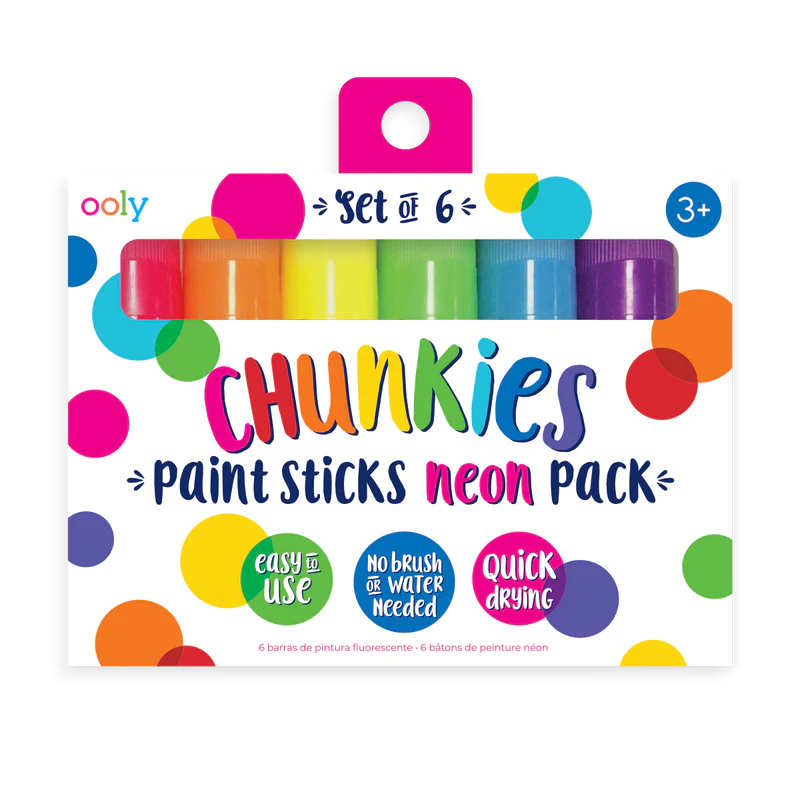 Ooly-Chunkies Neon Paint 6-Pack