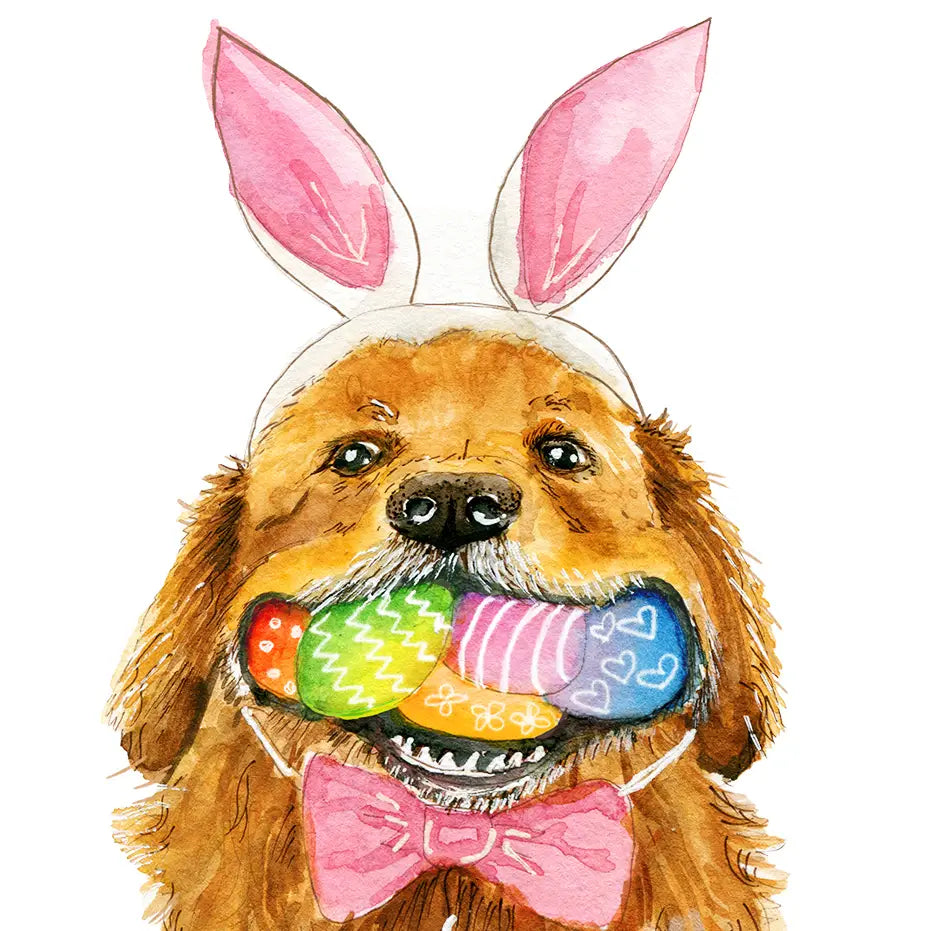 Liyana Studio Easter Egg Retriever Card