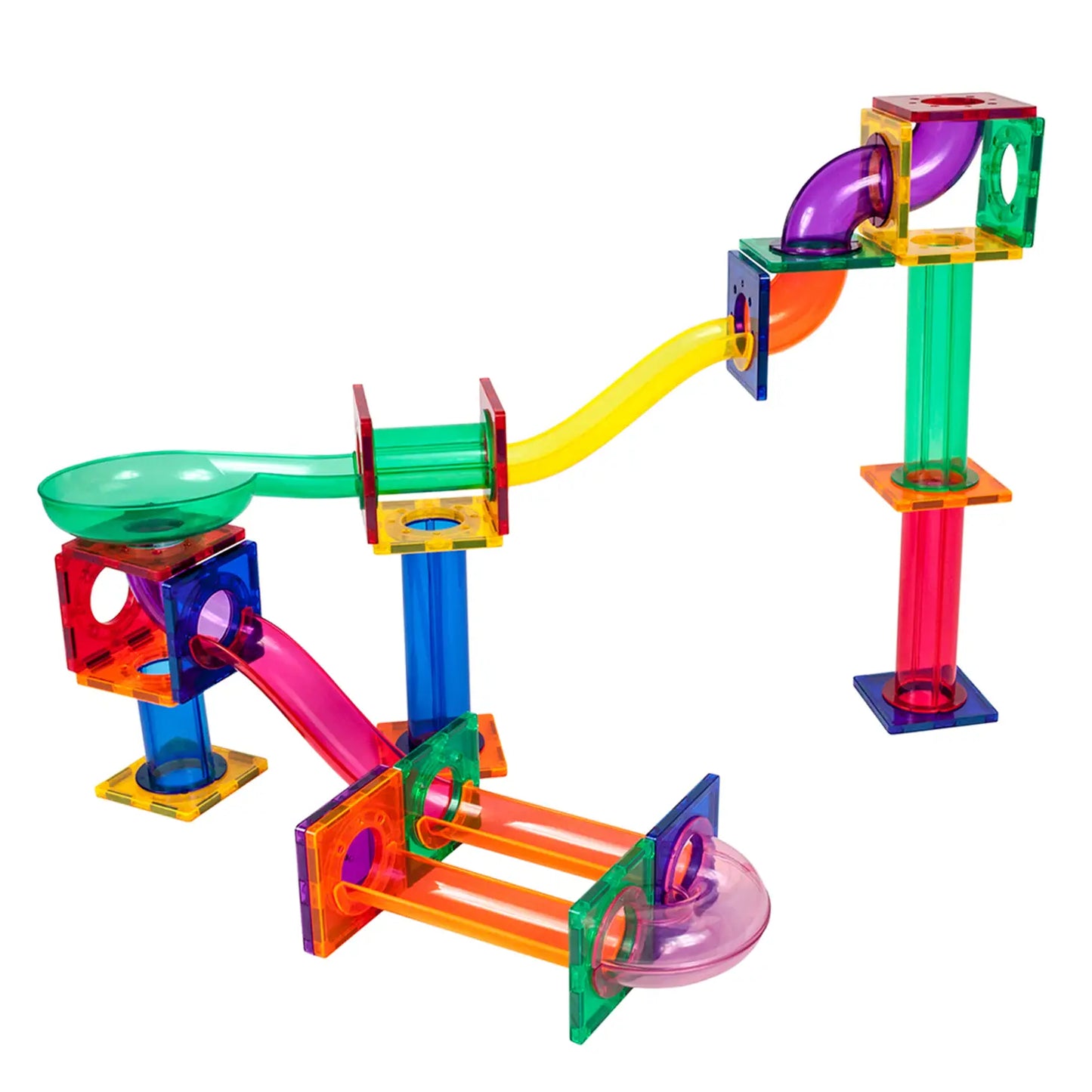 PicassoTiles Magnetic Marble Run Track -50pc Set