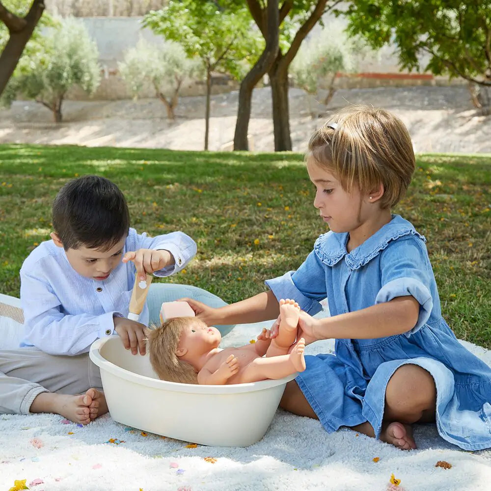 Miniland Bathtub & Rainbow Sponge Set