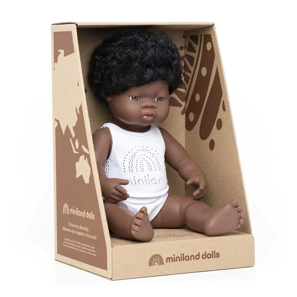 Miniland African Boy Doll