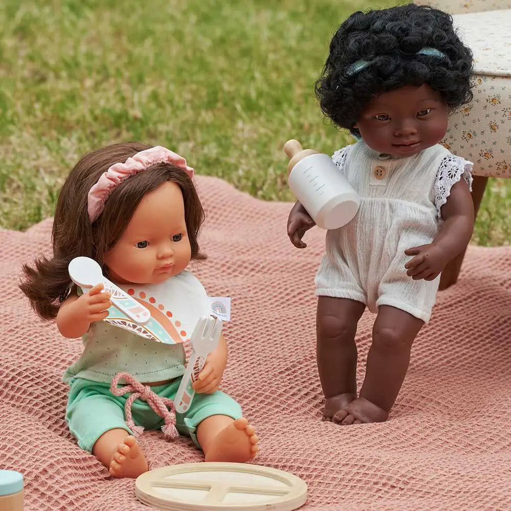 Miniland African Girl Doll w/ Down syndrome