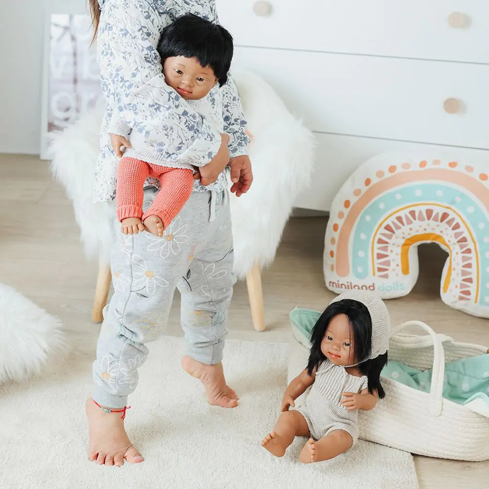 Miniland Knitted Romper & Bonnet