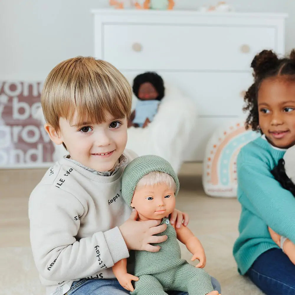 Miniland Knitted Overall & Beanie