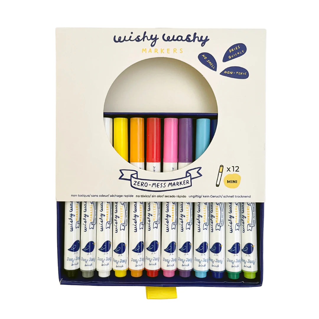 Jaq Jaq Bird Wishy Washy Markers Mini