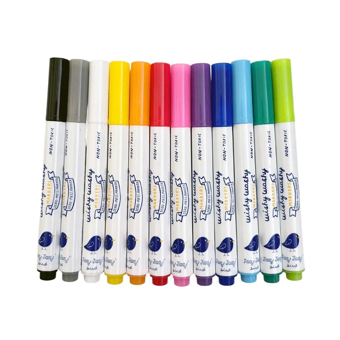 Jaq Jaq Bird Wishy Washy Markers Mini