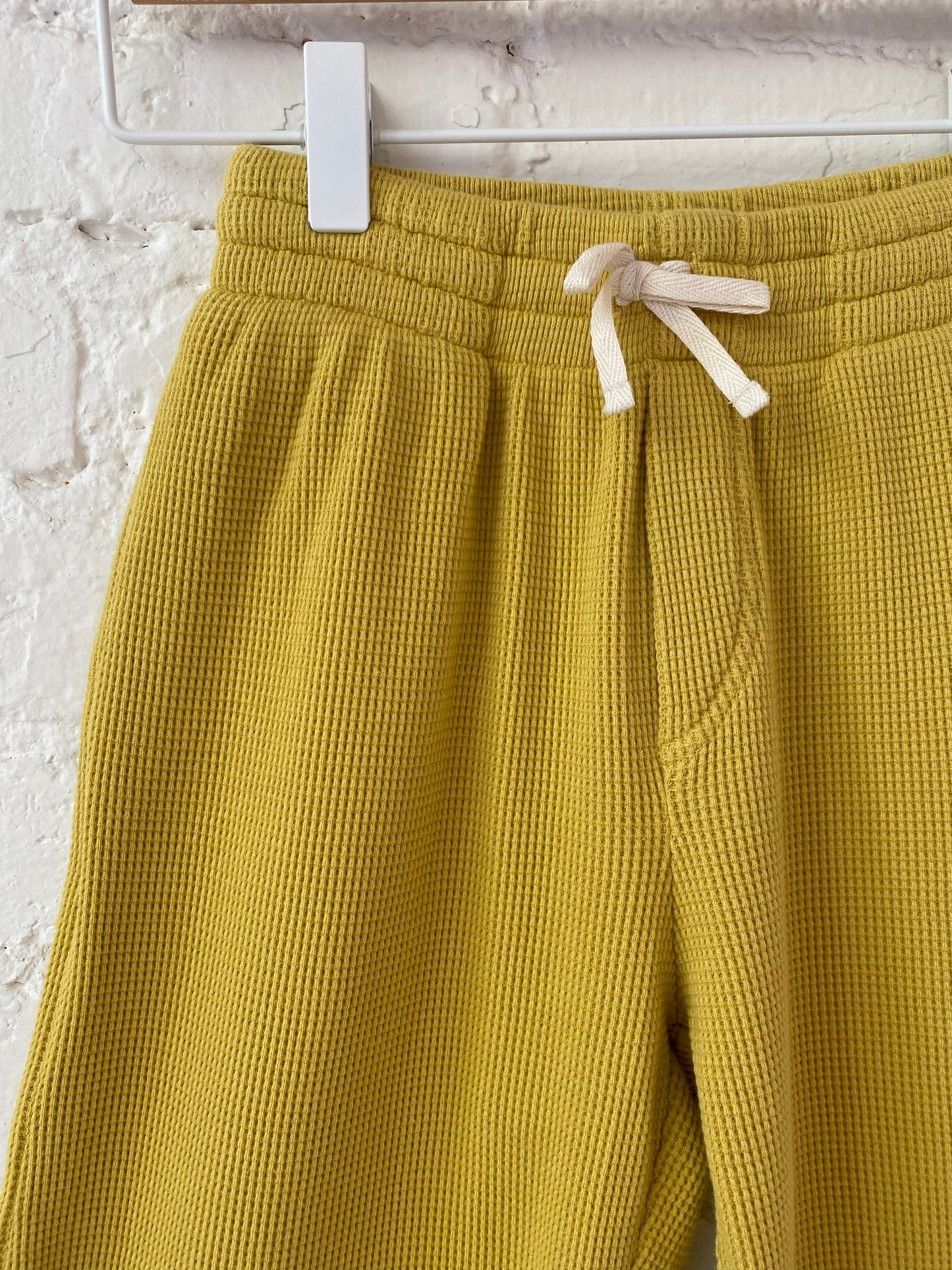 Liilu Organics Waffle Trackpants in Olivenite