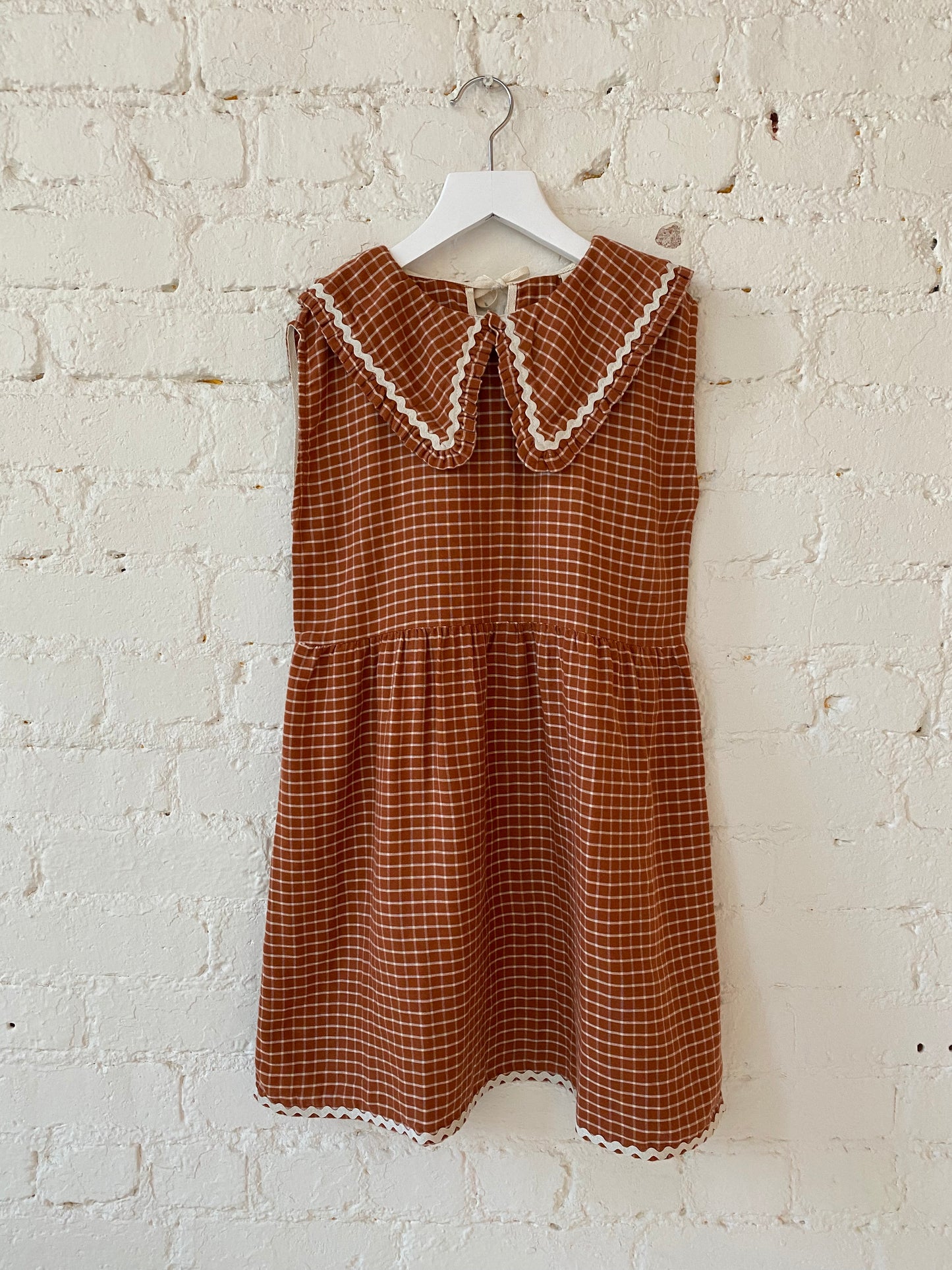 Liilu Organics Camila Dress in Check