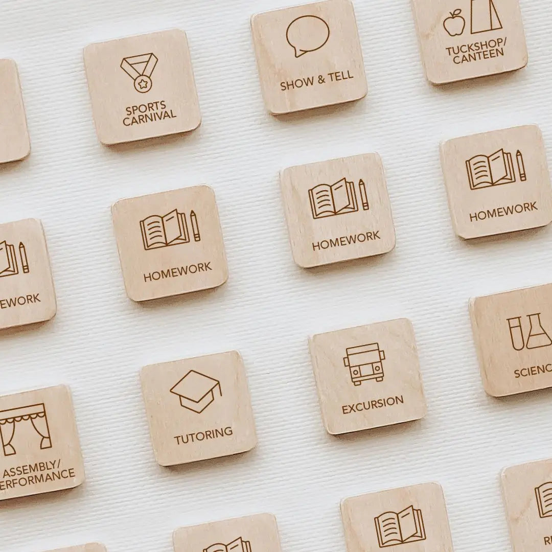 Second Scout Picture Tiles - School Set