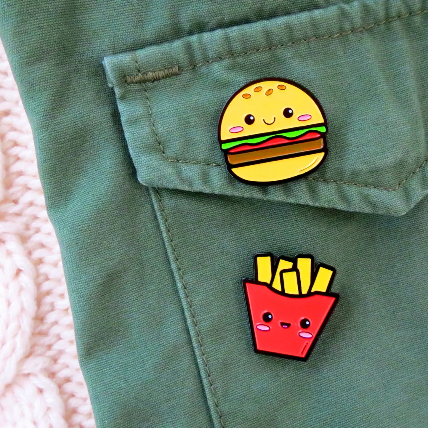 Pin Pin Pals-BurgerFries Pin Set