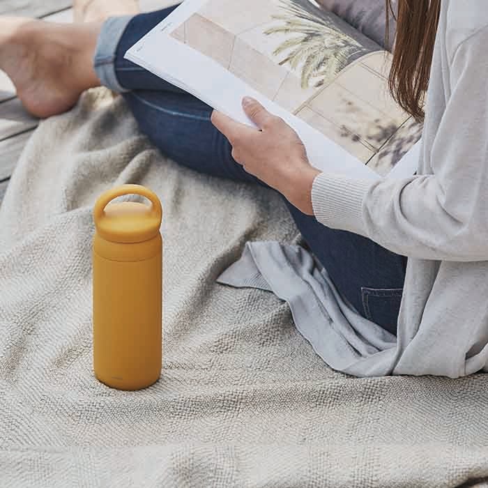 Kinto Day Off Tumbler mustard
