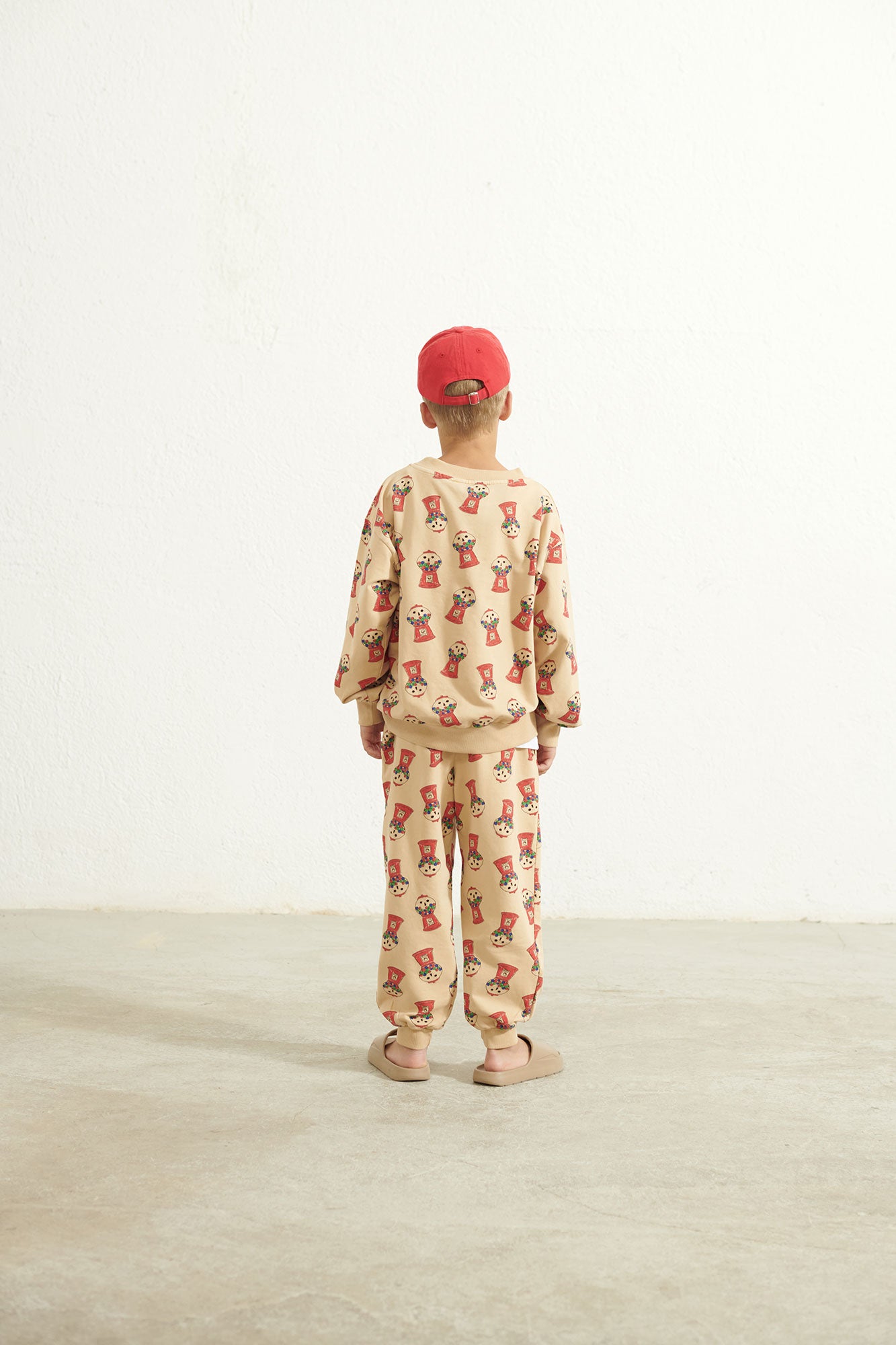 Weekend House Kids Gum Sweatshirt Sand
