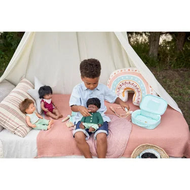 Miniland African Boy Doll w/Down syndrome