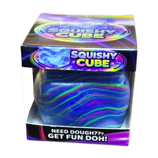 Fun Doh Swirl Squishy Cubes - assorted colors