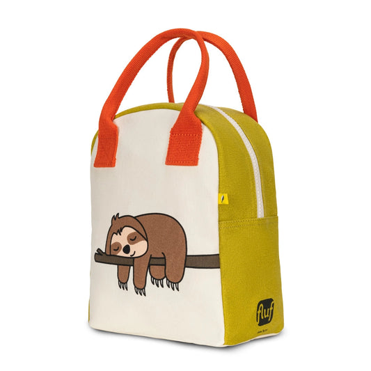 Zipper Lunch Bag in Sloth