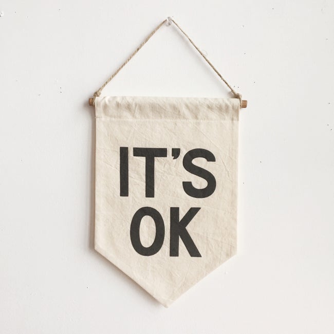 It's Ok Small Banner by Holiday Co.