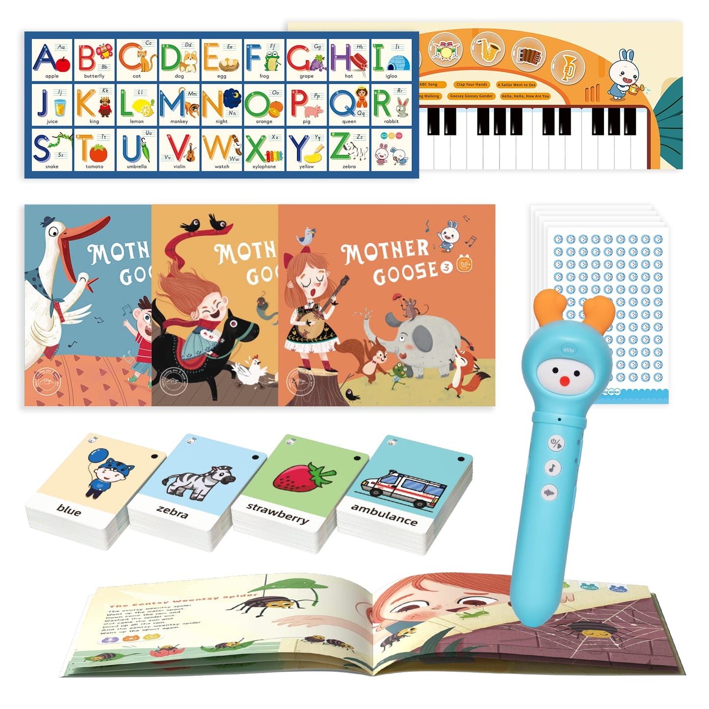 Touch & Talk Pen for Early Learning Fun w/ Music & Books