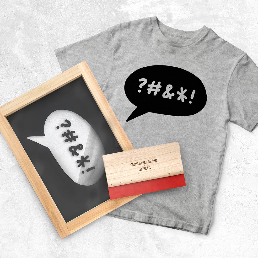 Print Club X Luckies - Screen Printing Kit