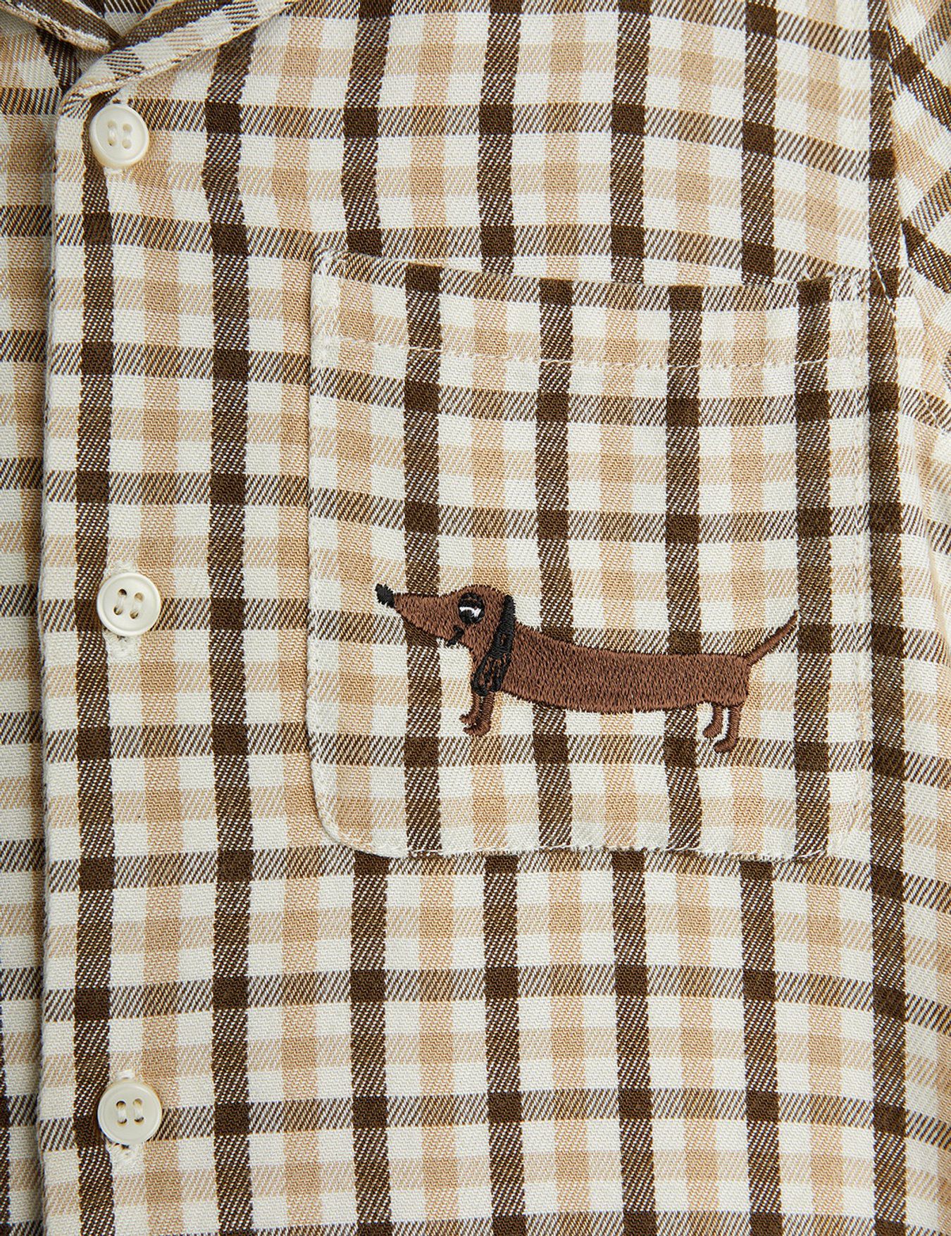 Gingham Woven Shirt by Mini Rodini