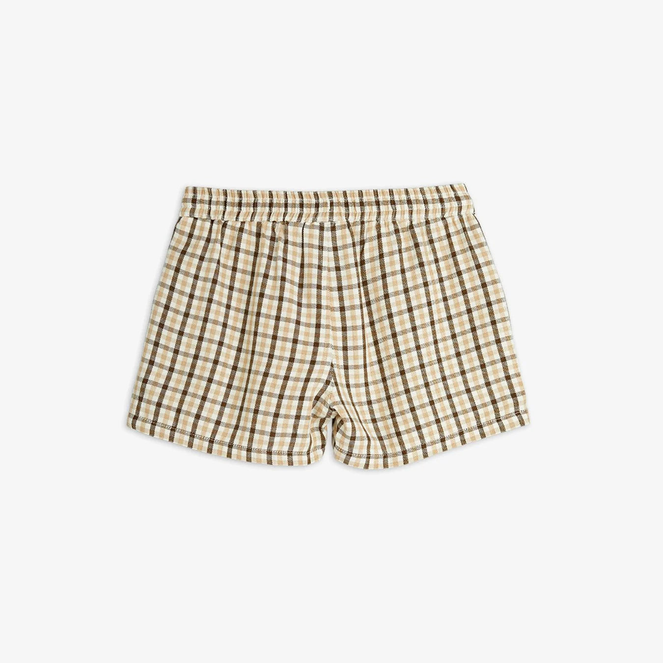 Gingham Woven Shorts by Mini Rodini