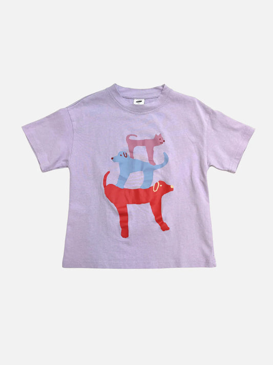 Animals Tee in Lavender