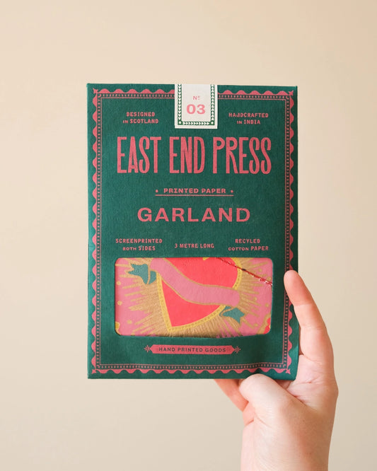 Hearts Sewn Garland by East End Press